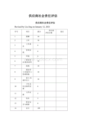 供应商社会责任评估.docx