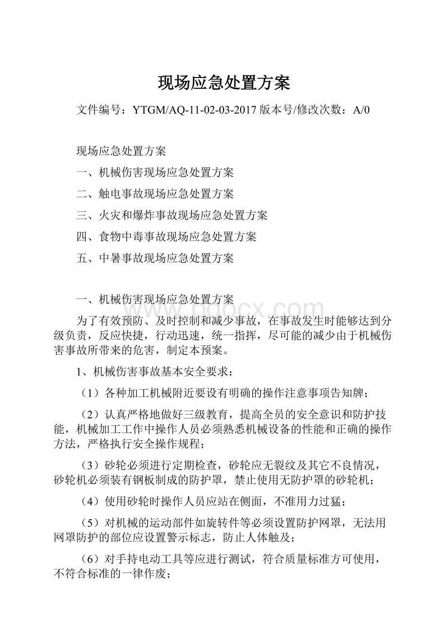 现场应急处置方案.docx_第1页