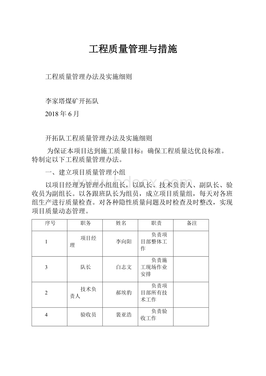 工程质量管理与措施.docx