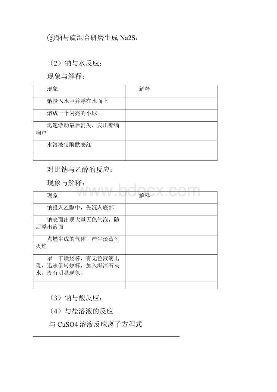 金属钠基础知识整理.docx_第2页