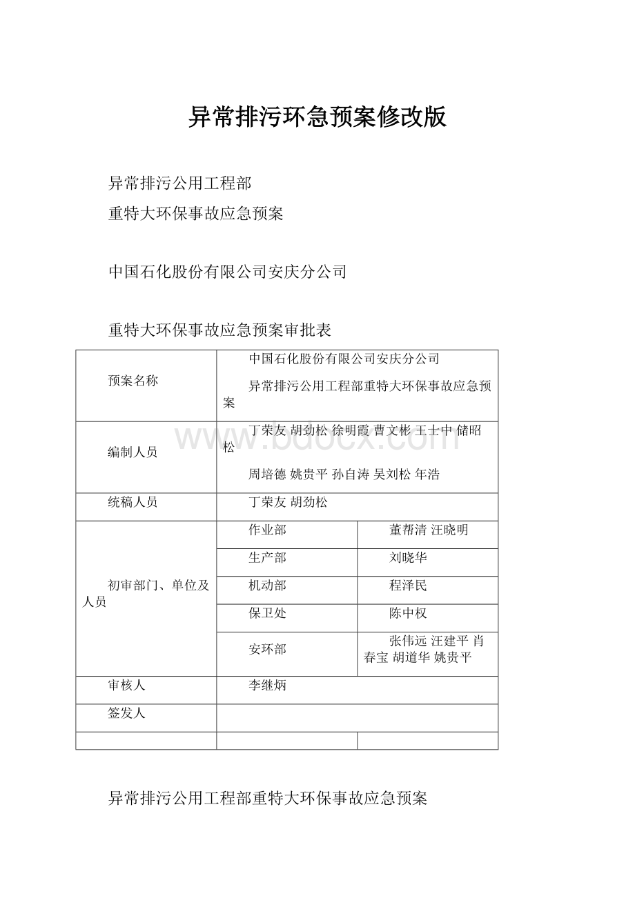 异常排污环急预案修改版.docx_第1页