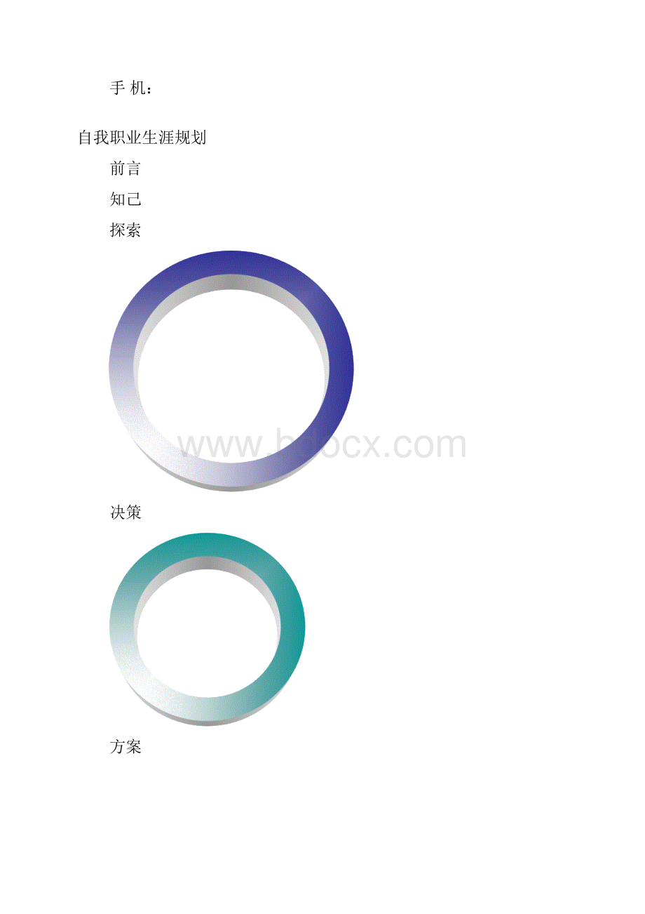 信管专业周里程个人职业生涯规划.docx_第3页