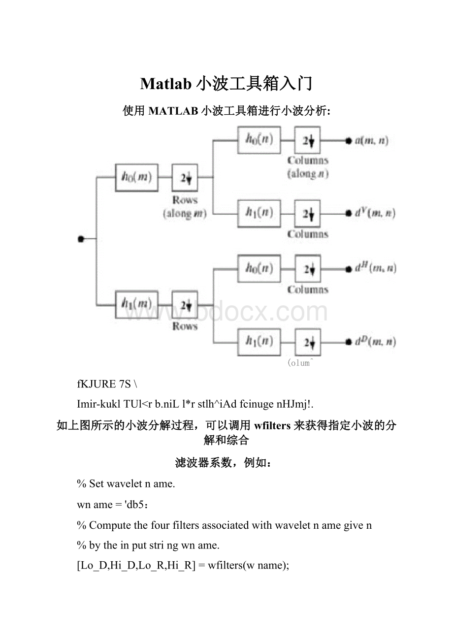 Matlab小波工具箱入门.docx