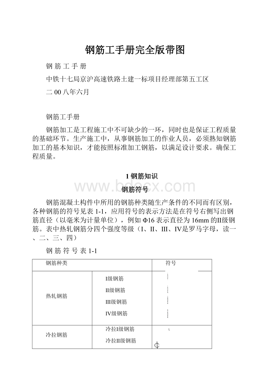 钢筋工手册完全版带图.docx