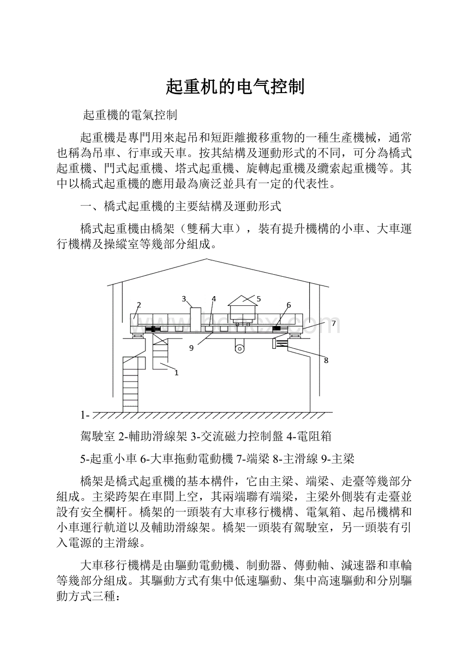 起重机的电气控制.docx