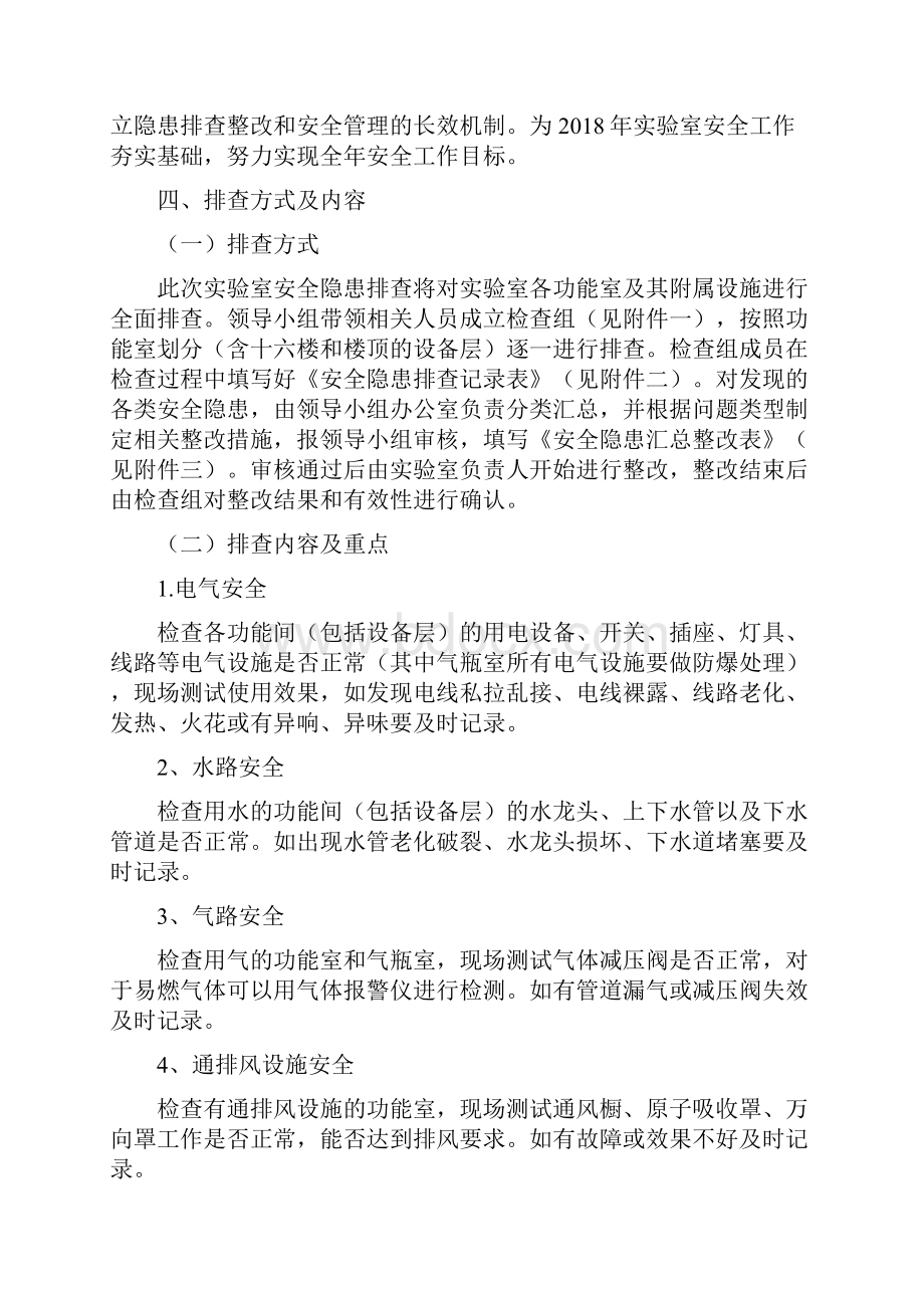 实验室安全隐患排查整治活动实施方案.docx_第2页