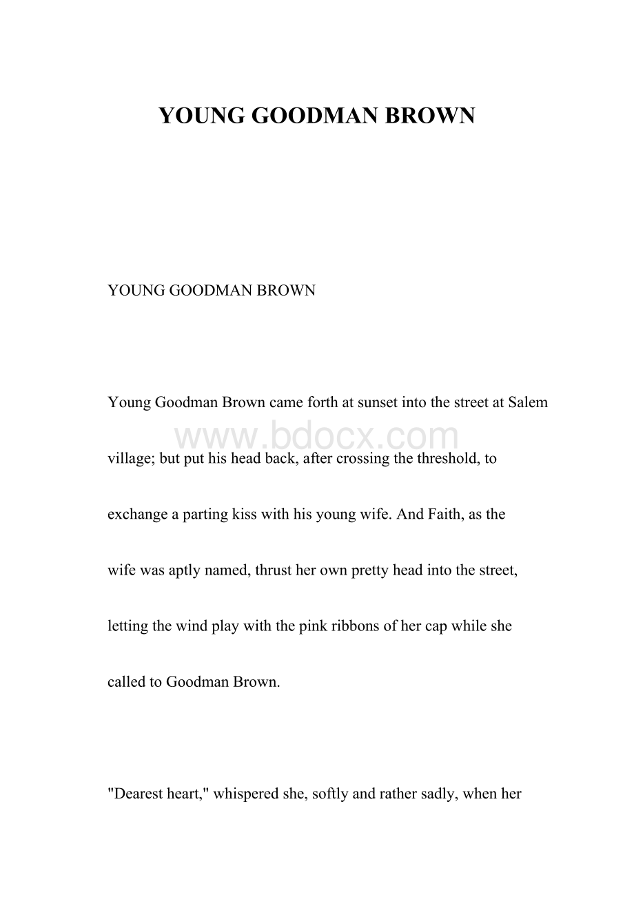 YOUNG GOODMAN BROWN.docx