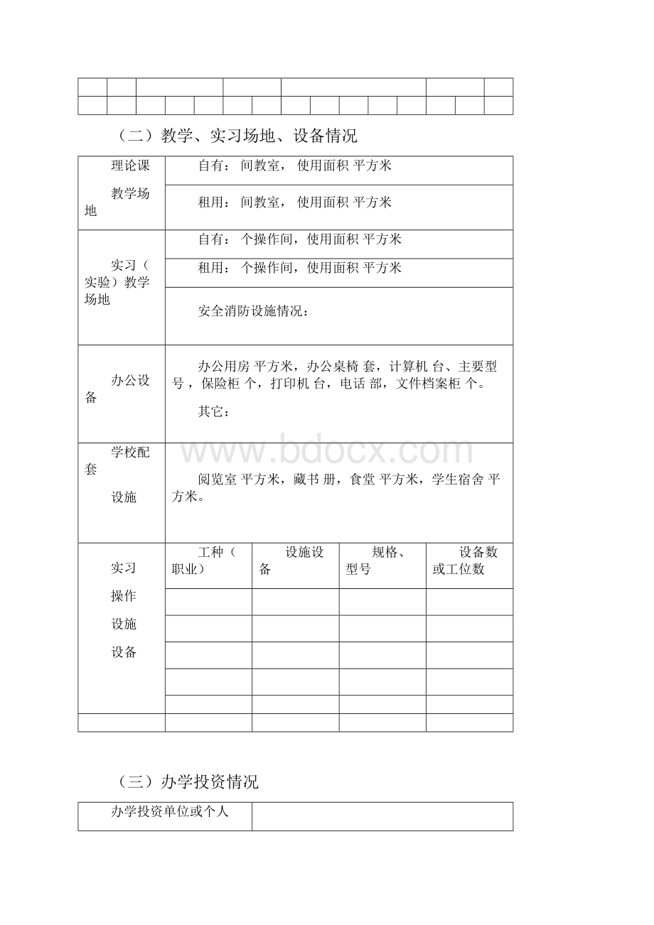 成都市民办职业培训学校申请表.docx_第3页