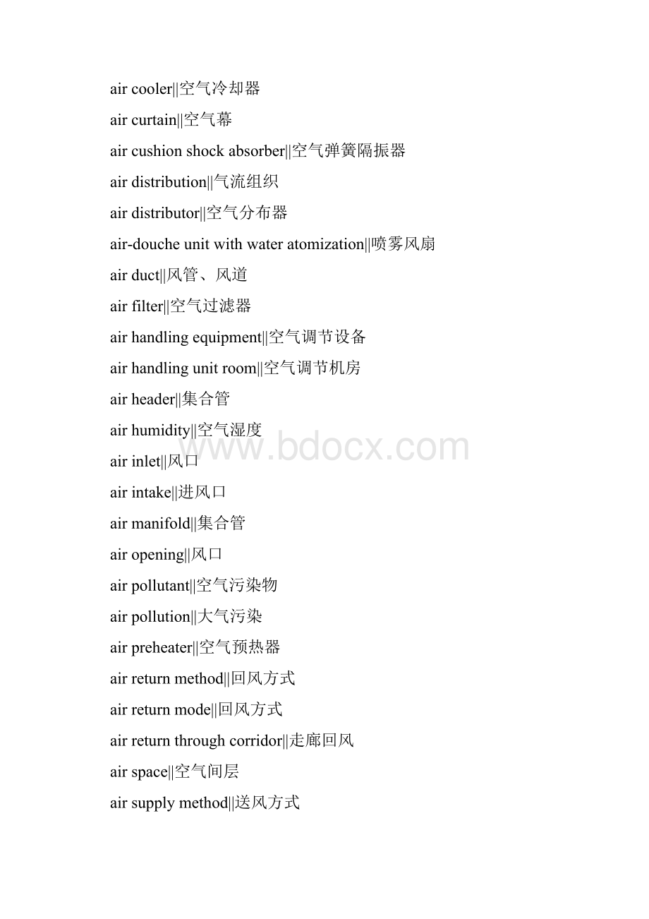 采暖通风与空气调节术语标准英汉对照索引.docx_第3页