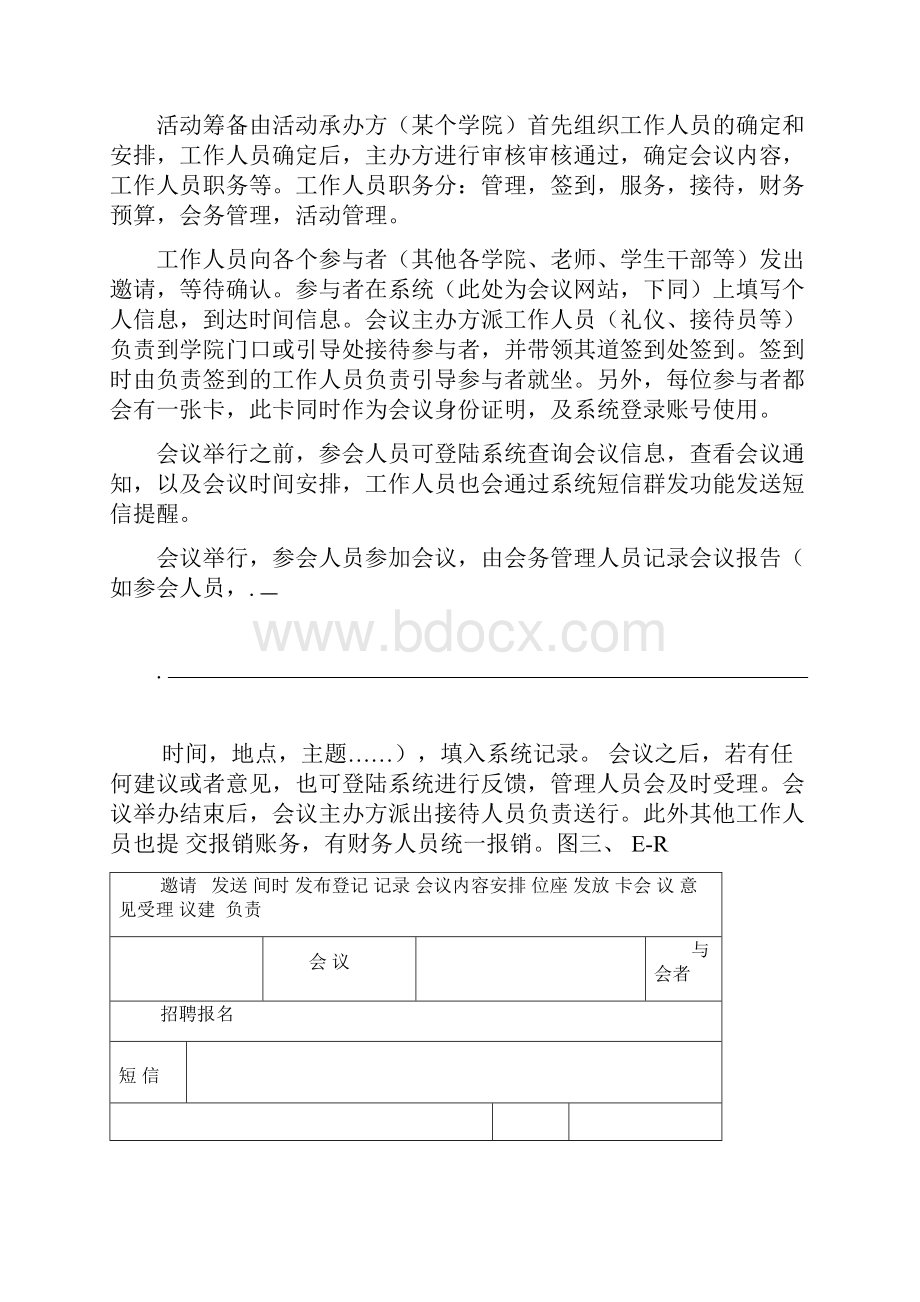 会议信息管理系统 数据库设计.docx_第3页