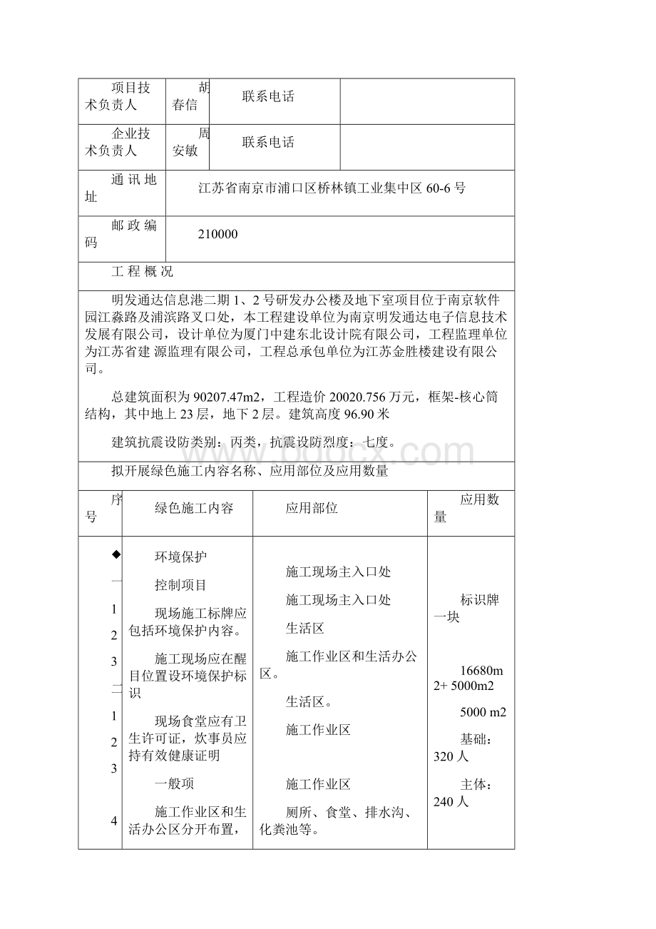 绿色施工工程申报表江苏省.docx_第2页