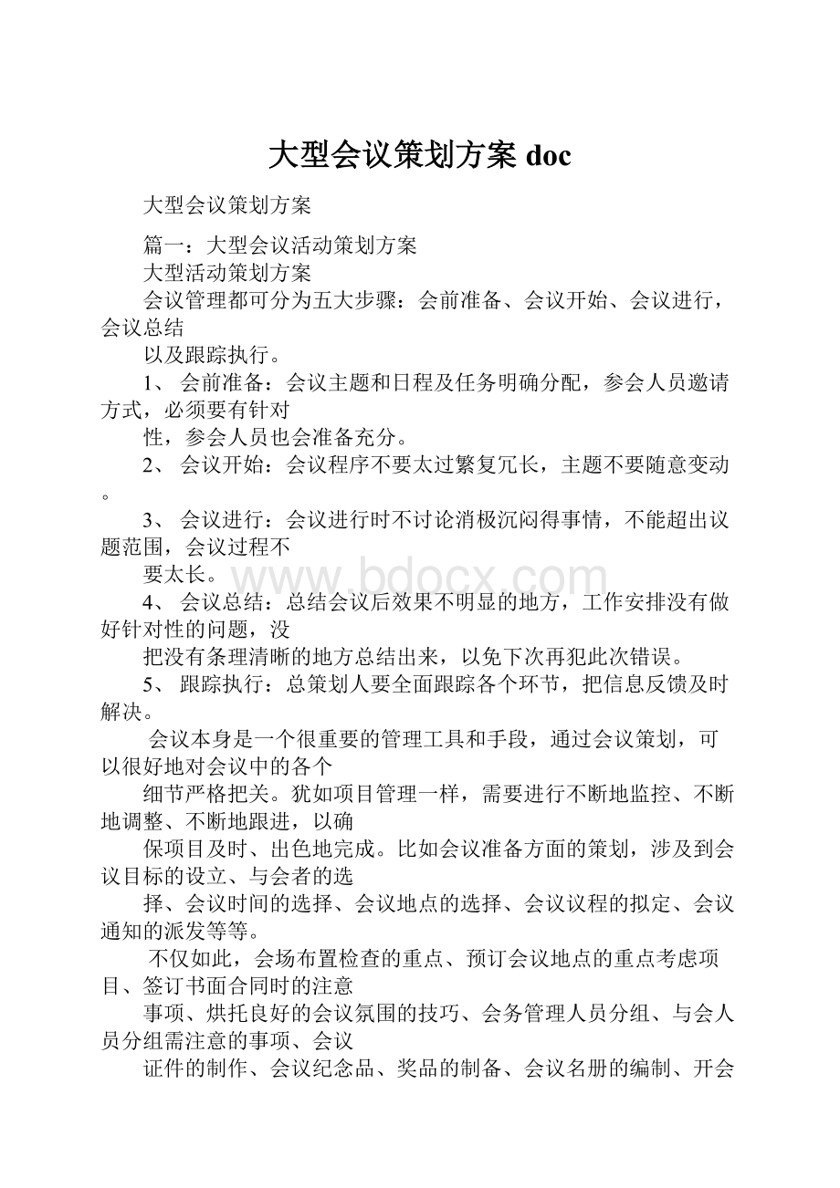 大型会议策划方案doc.docx_第1页