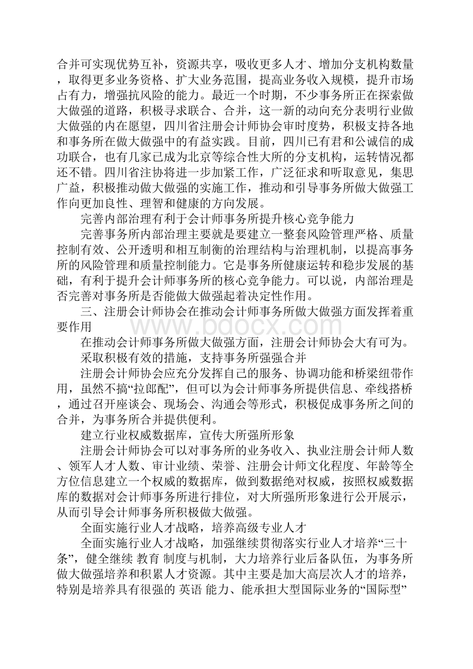 推动会计师事务所做大做强的几点思考.docx_第2页