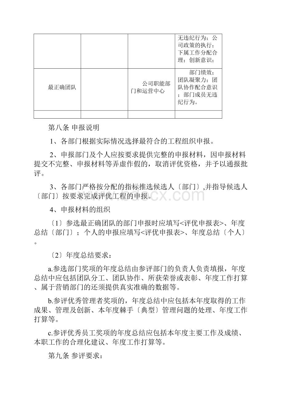 绩效管理年度评优办法.docx_第2页