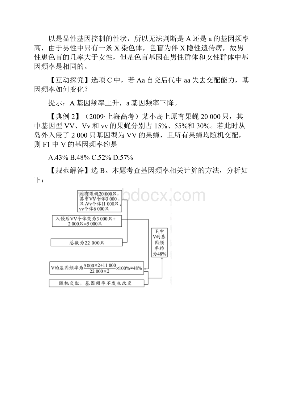 种群基因频率的改变与生物进化.docx_第2页