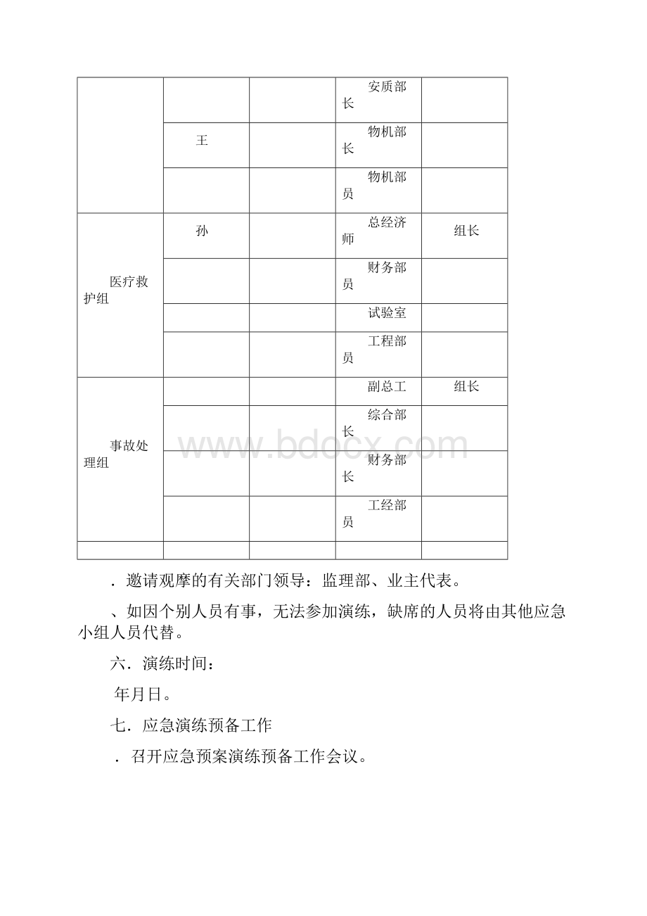 高空坠落事故应急预案演练方案和总结中国中铁.docx_第3页