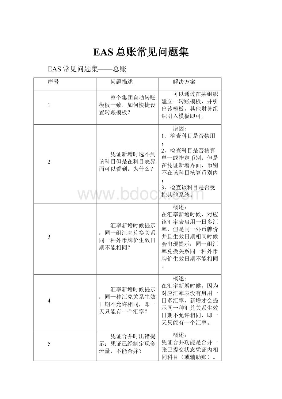 EAS总账常见问题集.docx_第1页