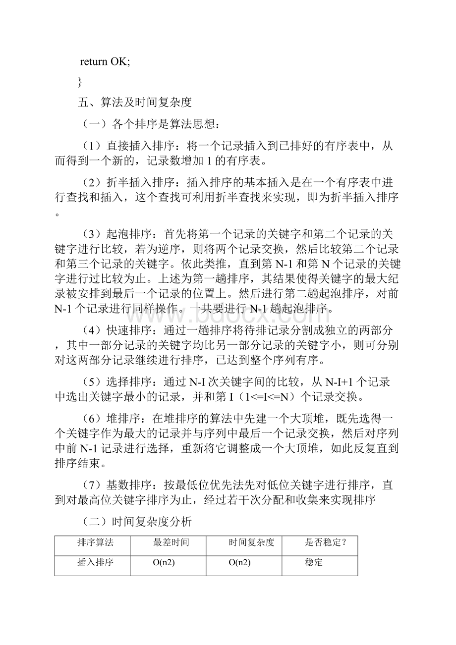 大数据结构课程设计排序算法比较完整版.docx_第3页