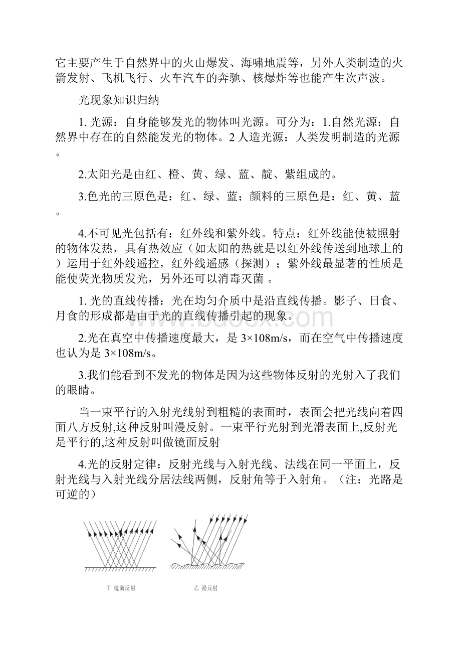 中考物理知识点复习 人教版初中物理知识点总结精品推荐.docx_第2页