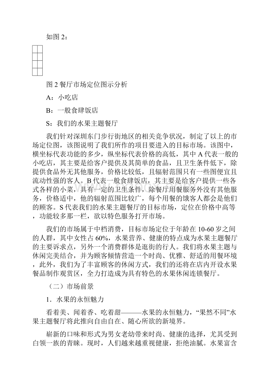 精编完整版果然不同水果主题餐厅项目创业计划书.docx_第3页