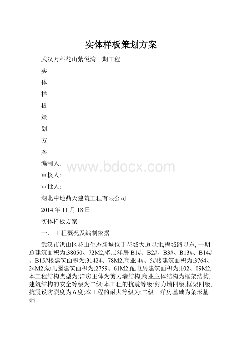 实体样板策划方案.docx