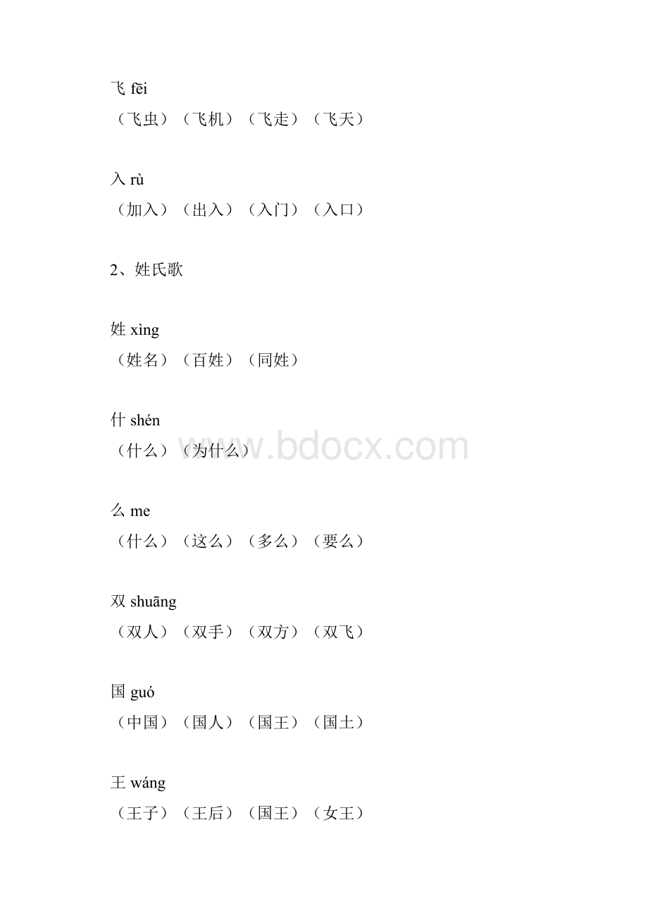 部编版一二三年级语文下册生字注音组词梳理汇总.docx_第2页