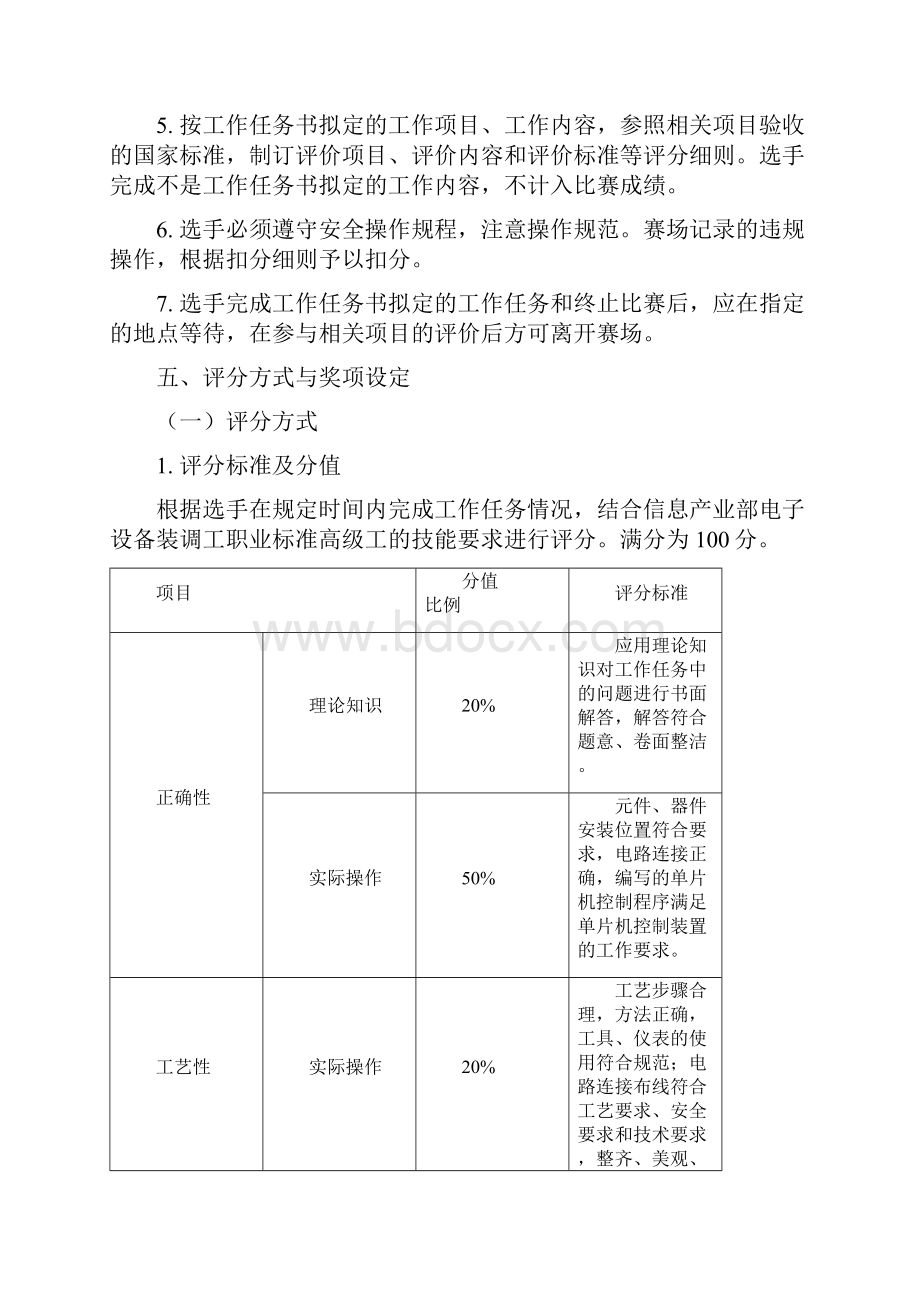 国赛中职单片机控制装置安装与调试竞赛规程.docx_第3页