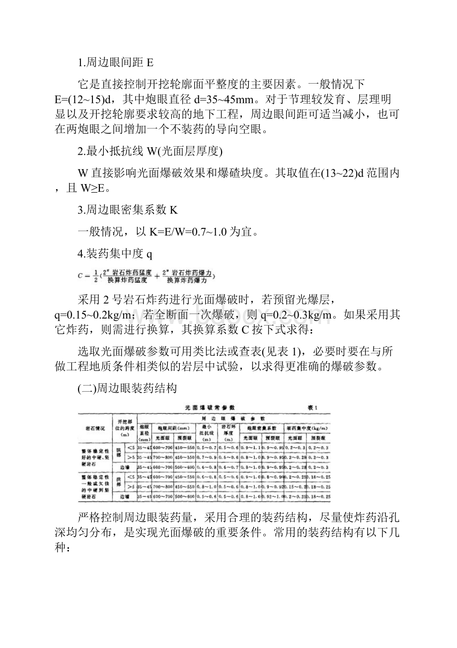 隧道全断面开挖光面爆破工法附示意图.docx_第2页