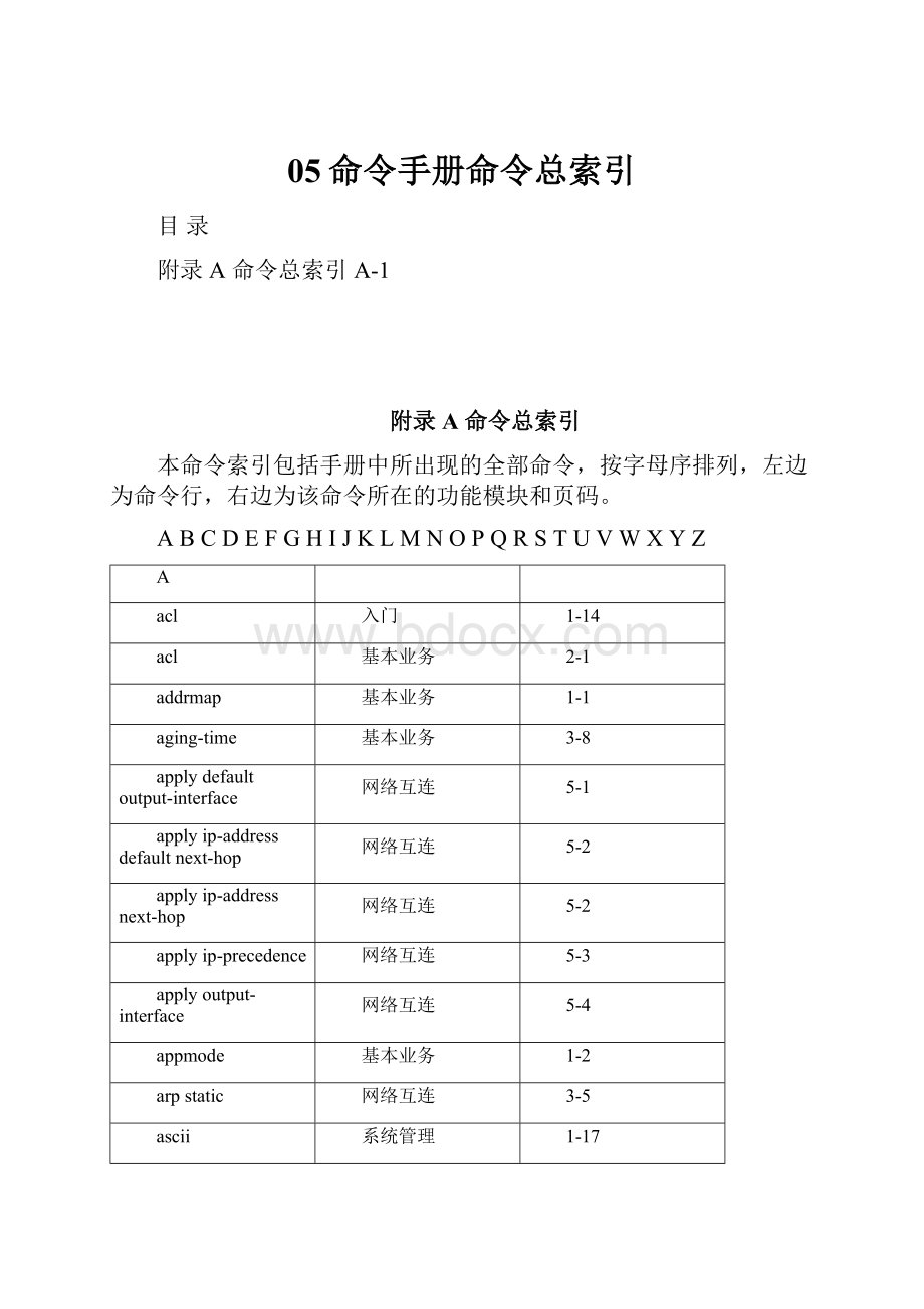 05命令手册命令总索引.docx_第1页