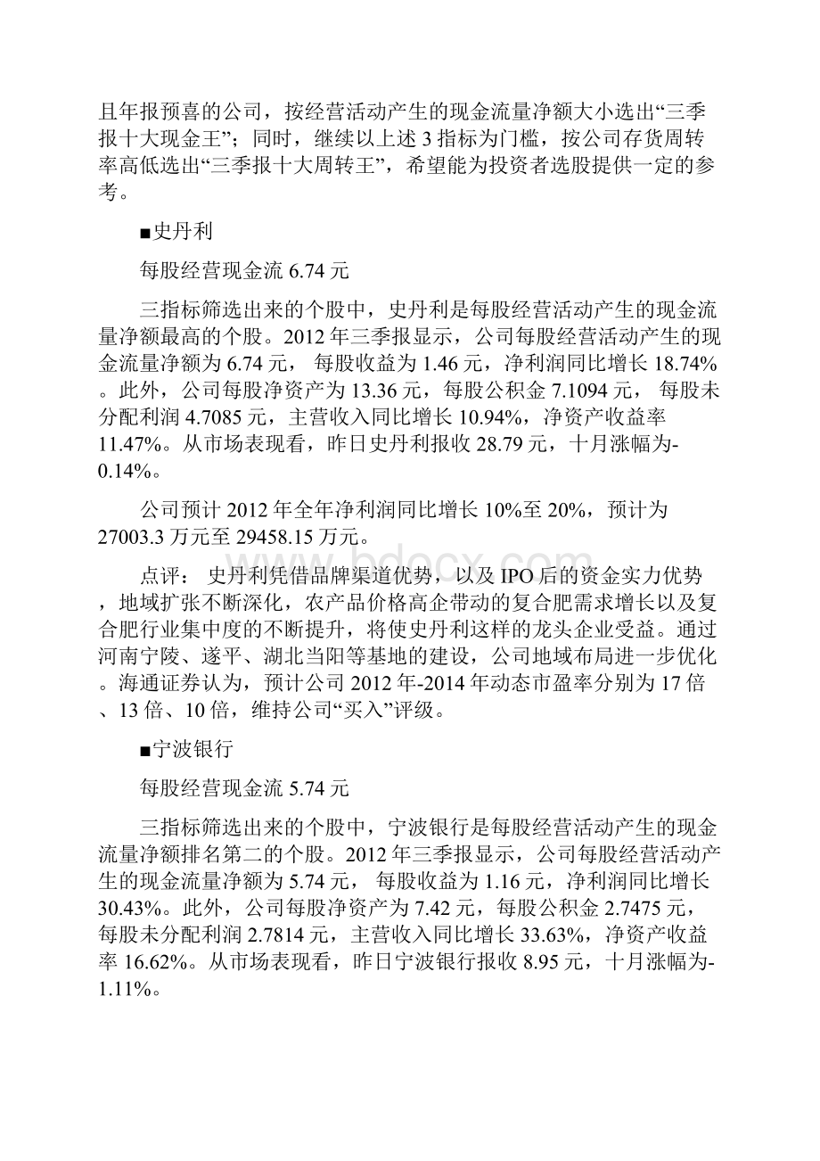 三季报透露建仓踪迹 次新基金青睐中小盘股.docx_第3页