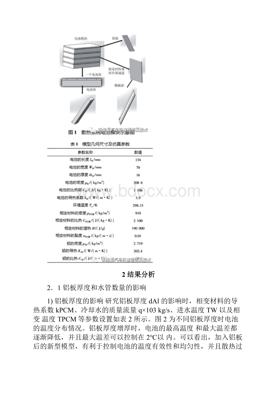 电池热管理系统散热结构的设计和仿真.docx_第2页