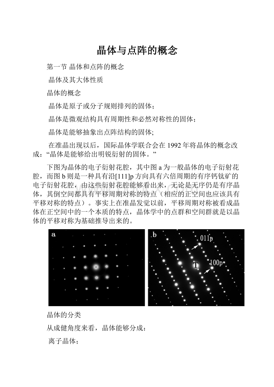 晶体与点阵的概念.docx_第1页