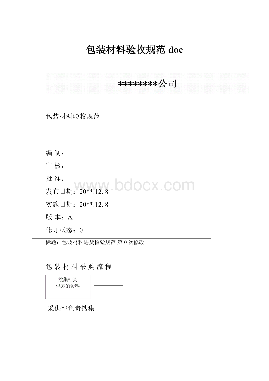 包装材料验收规范doc.docx