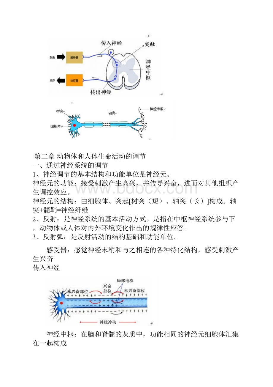 高中生物知识点归纳总结必修三.docx_第2页