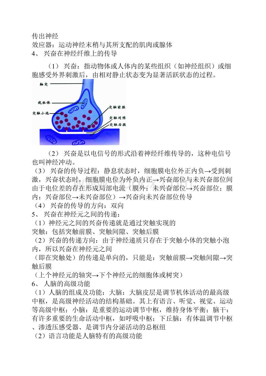 高中生物知识点归纳总结必修三.docx_第3页