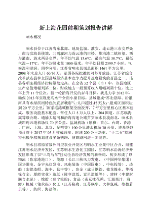 新上海花园前期策划报告讲解.docx