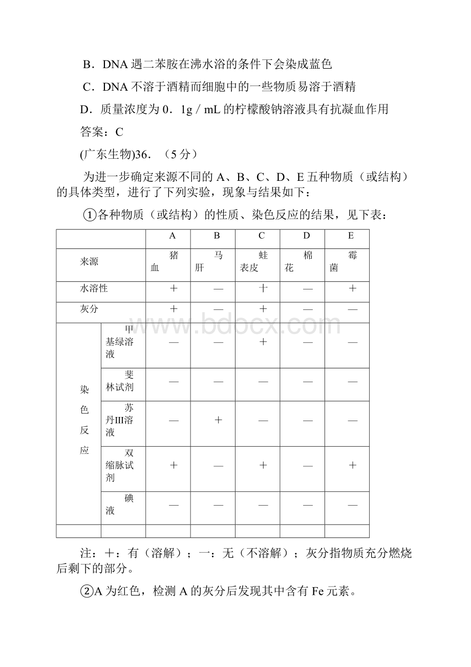 高考生物试题分类汇编 遗传和变异.docx_第2页