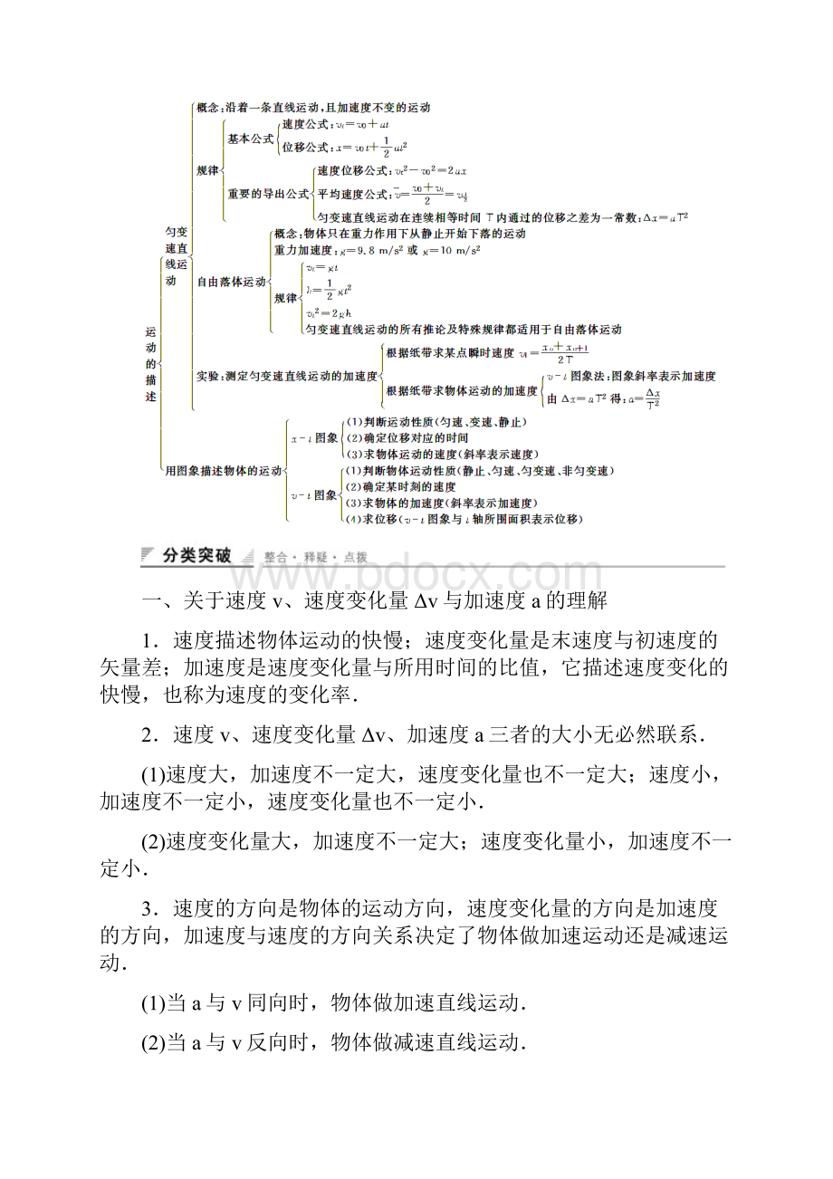 高中物理 第一章 运动的描述章末整合 教科版必修1.docx_第2页