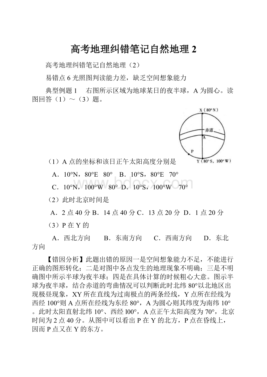 高考地理纠错笔记自然地理2.docx_第1页