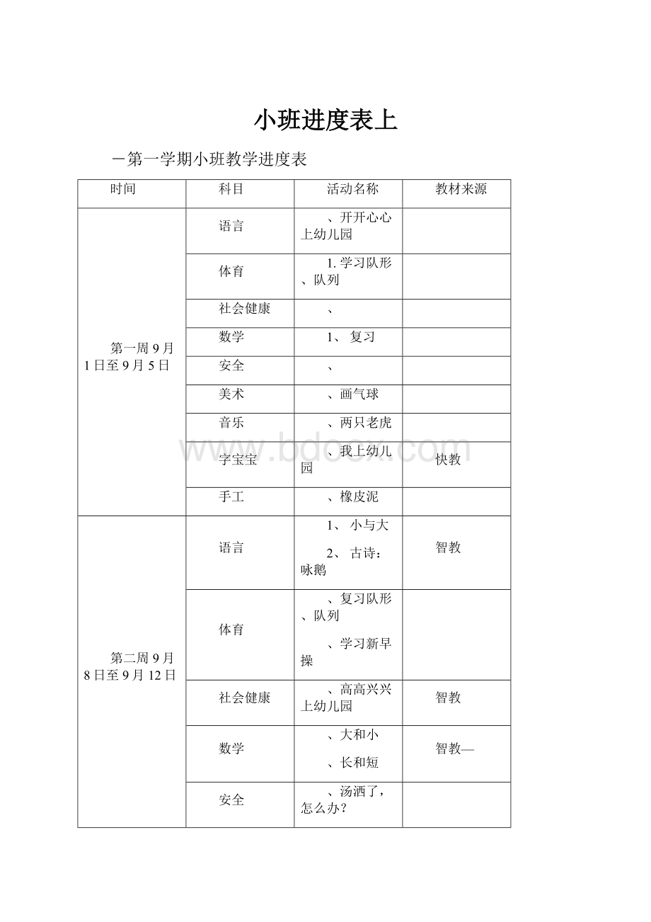 小班进度表上.docx