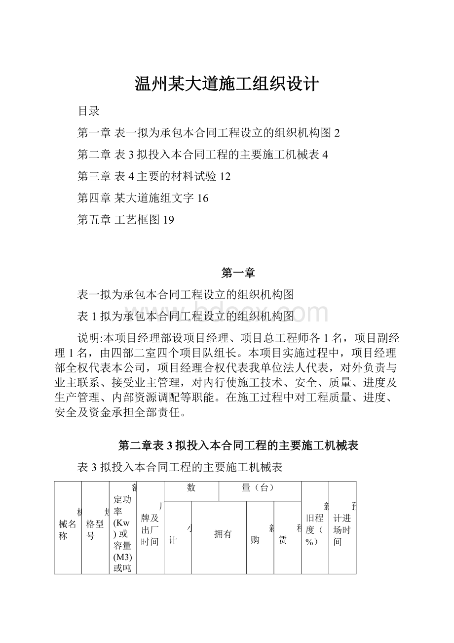 温州某大道施工组织设计.docx