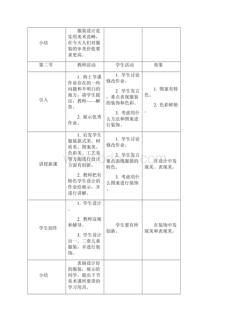 小学四年级下册美术教案岭南版.docx_第3页