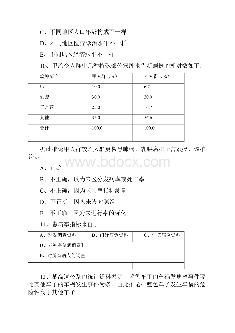 电大流行病学试题库小抄汇总.docx_第3页