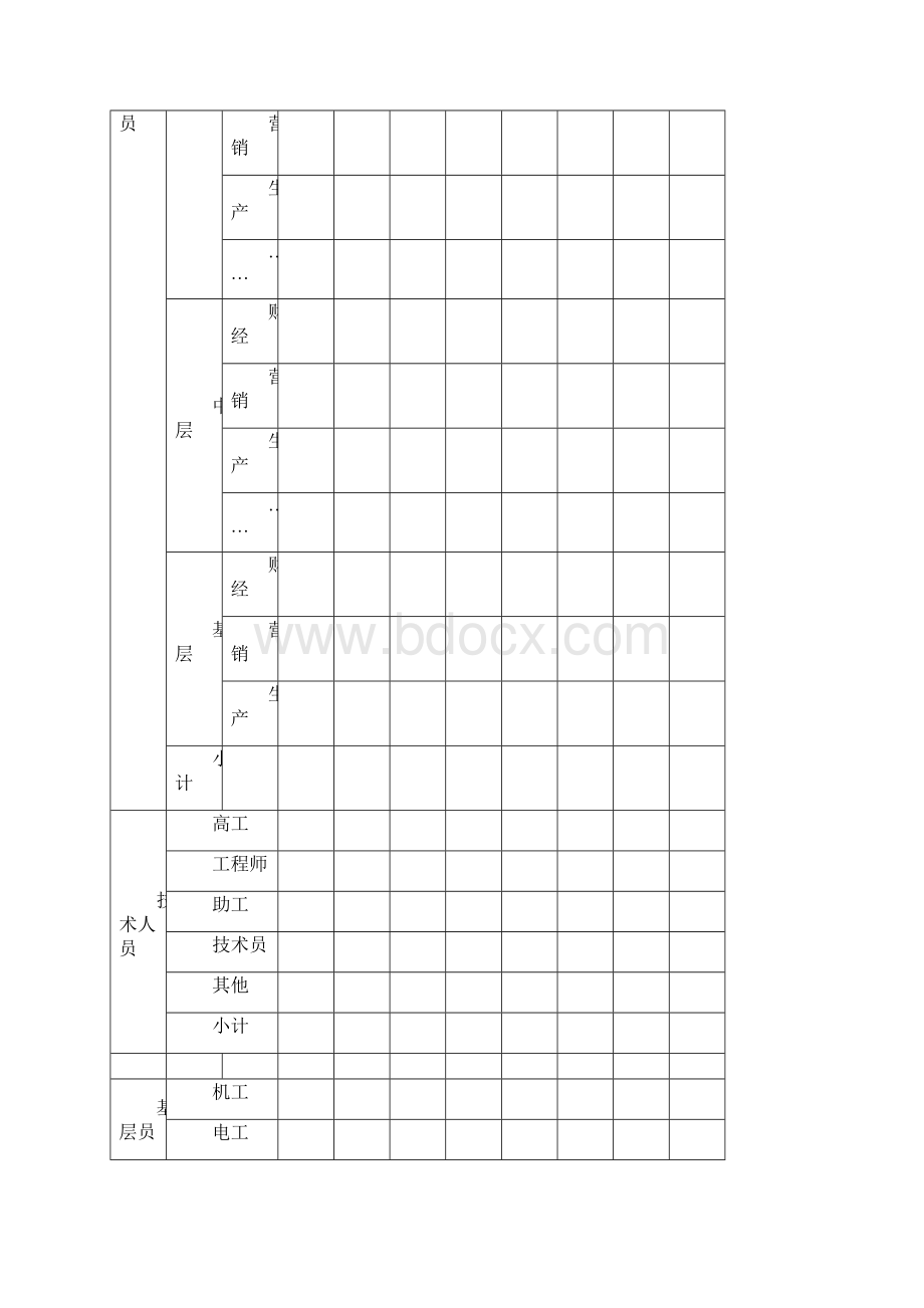 人力资源战略规划模板+表格.docx_第3页