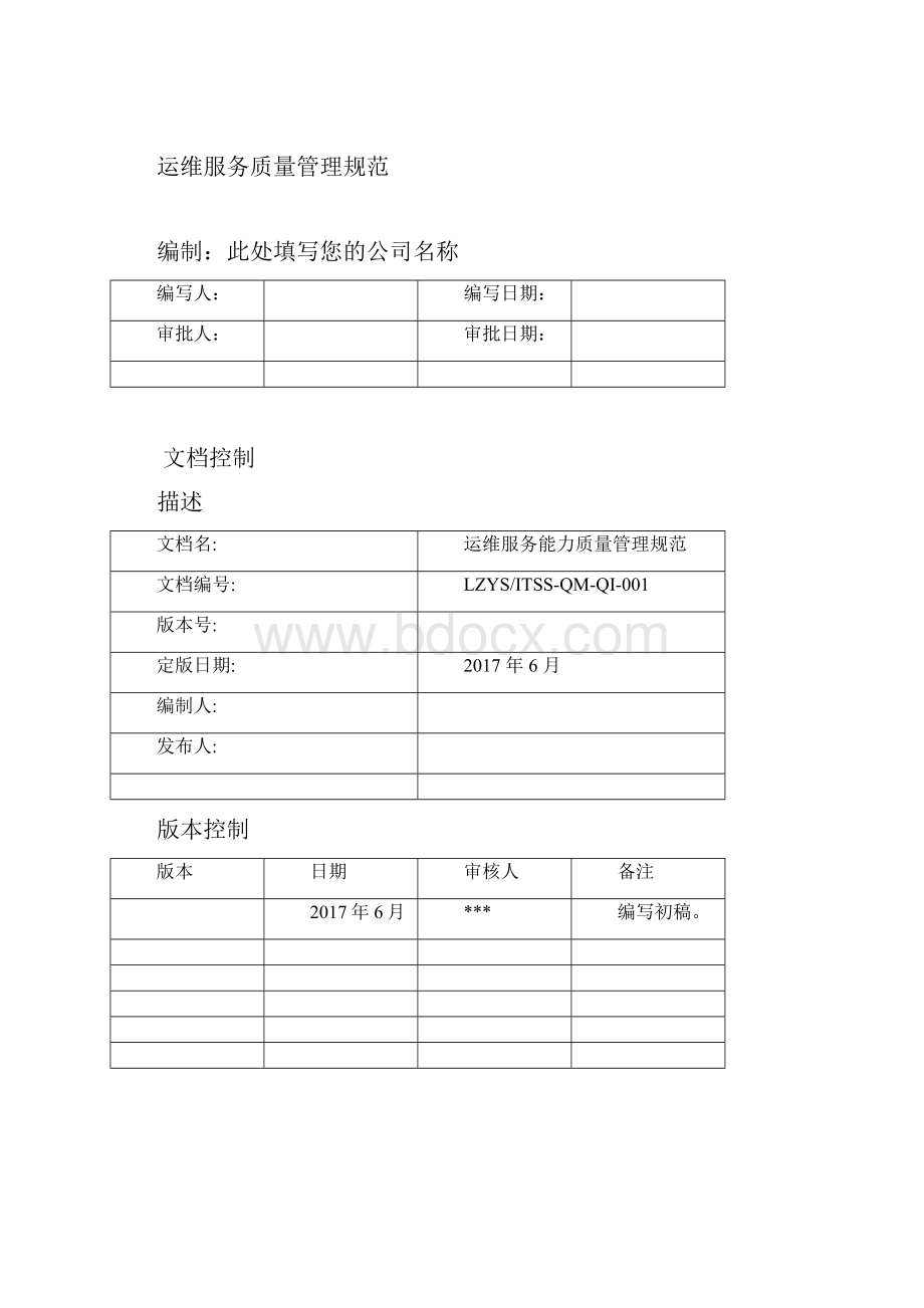 ITSS运维服务质量管理规范流程制度.docx_第2页