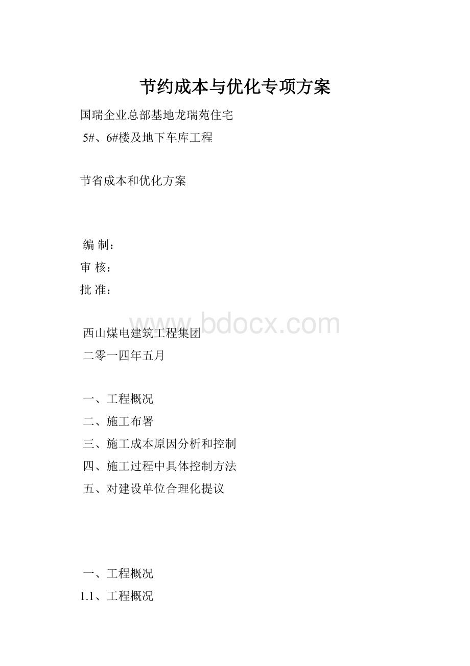 节约成本与优化专项方案.docx