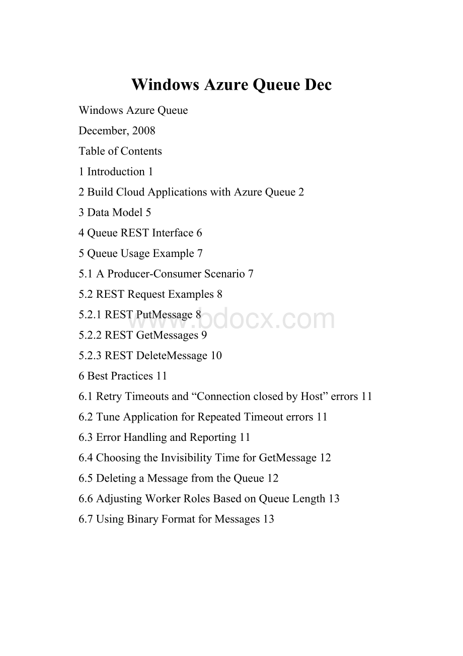 Windows Azure QueueDec.docx