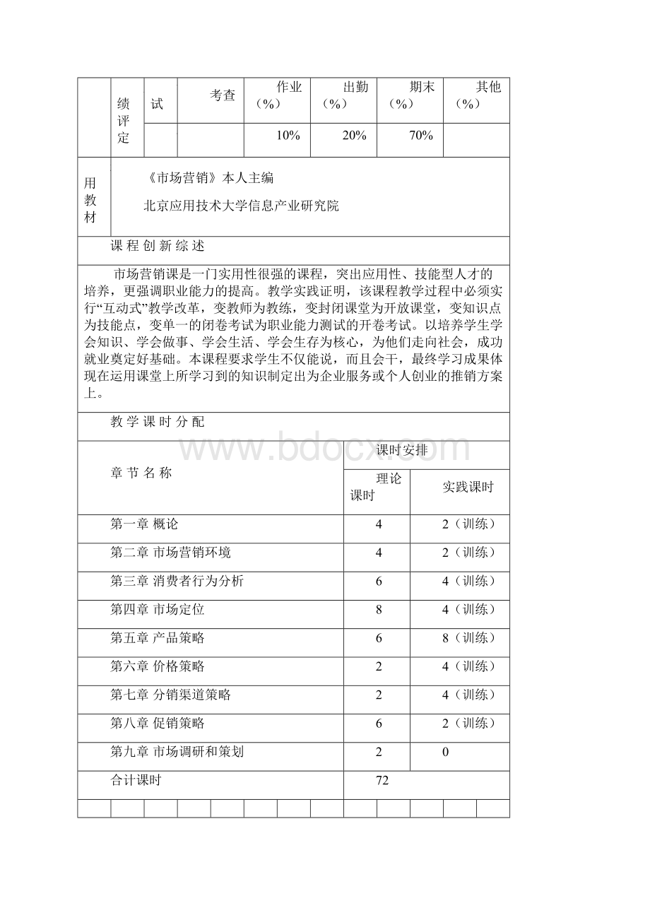 《市场营销》教学大纲.docx_第3页