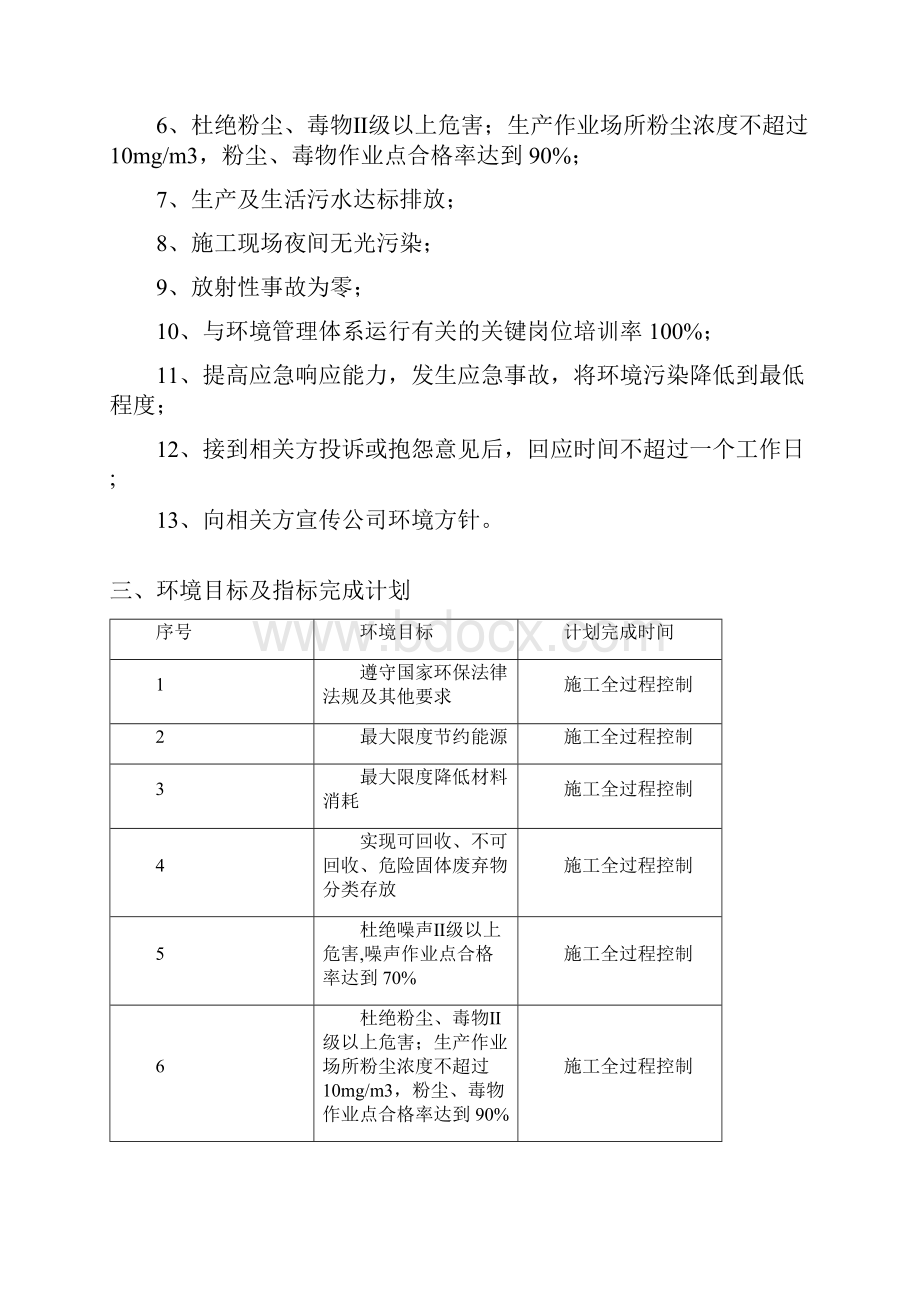 xx项目部环境管理方案.docx_第2页