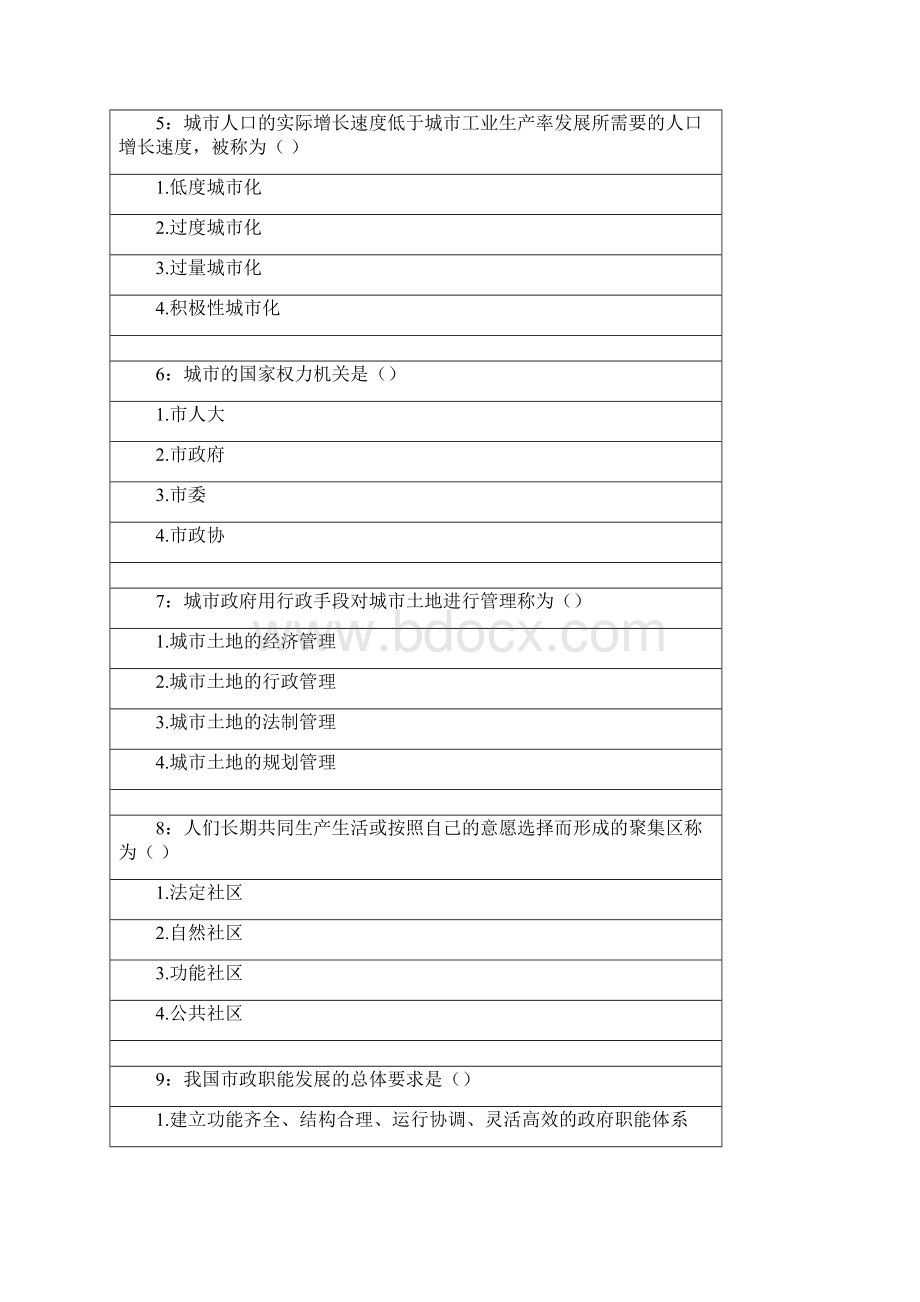 市政管理学试题和答案解析汇总.docx_第2页